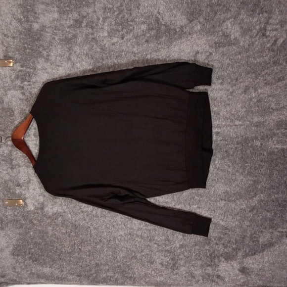 Universal Standard Black Jersey Black Top Slinky Long Sleeve Womens 3Xs - Picture 3 of 10